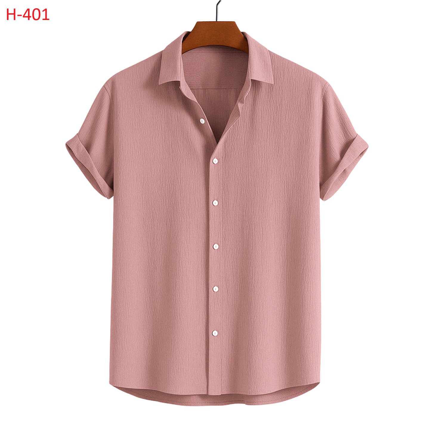 Baby Pink Short Sleeved Shirt |H-401