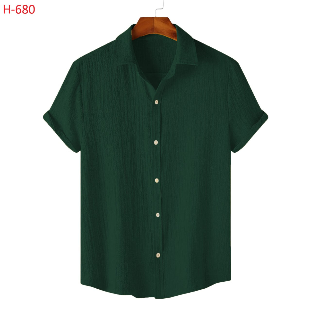 Texture Premium Half Sleeve Shirt |H-680