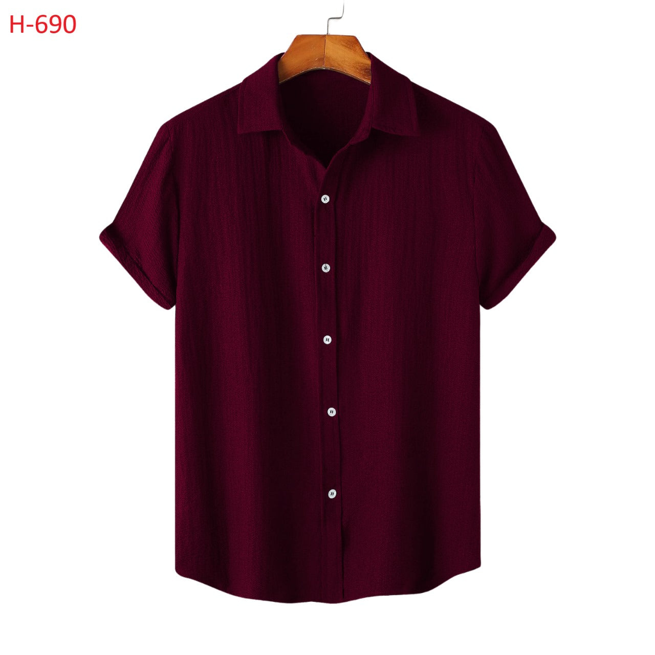 Texture Premium Half Sleeve Shirt |H-690