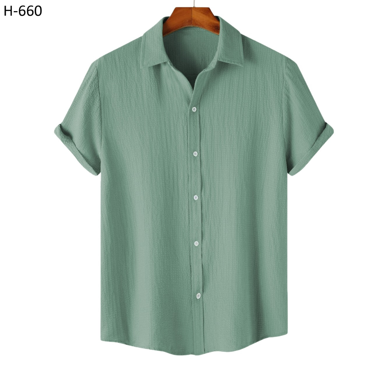 Texture Premium Half Sleeve Shirt |H-660