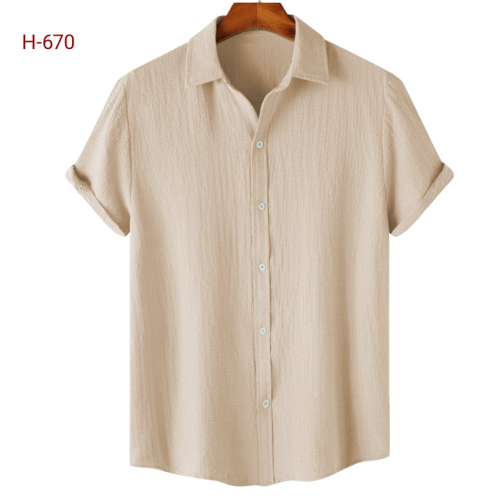 Texture Premium Half Sleeve Shirt |H-670