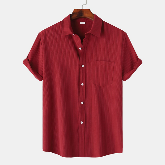 Texture Viscose Premium Half Sleeve Shirt |H-420